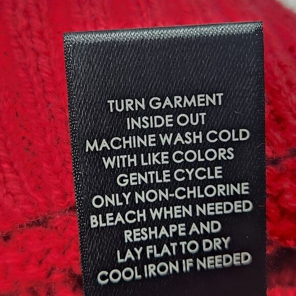 Torrid Cable Knit Sweater Tunic Womens Size 4X Red Fall Winter Preppy Christmas - Picture 8 of 8